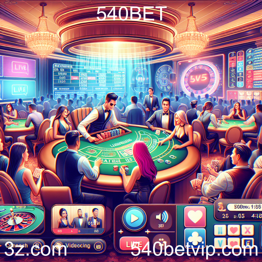 A Experiência Imersiva dos Jogos Ao Vivo na 540BET